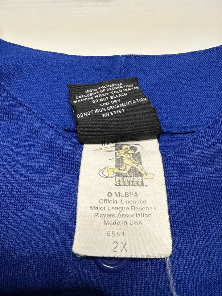 Vintage Texas Rangers Alex Rodriguez Majestic Mens Jersey Size 2XL Stitched Blue - Image 3 of 4