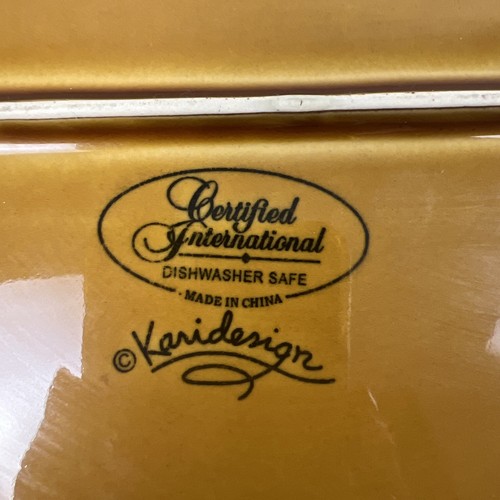 Regency Gold Certified International Serving Platter Oval 18" x 12 Karidesign - Picture 3 of 10