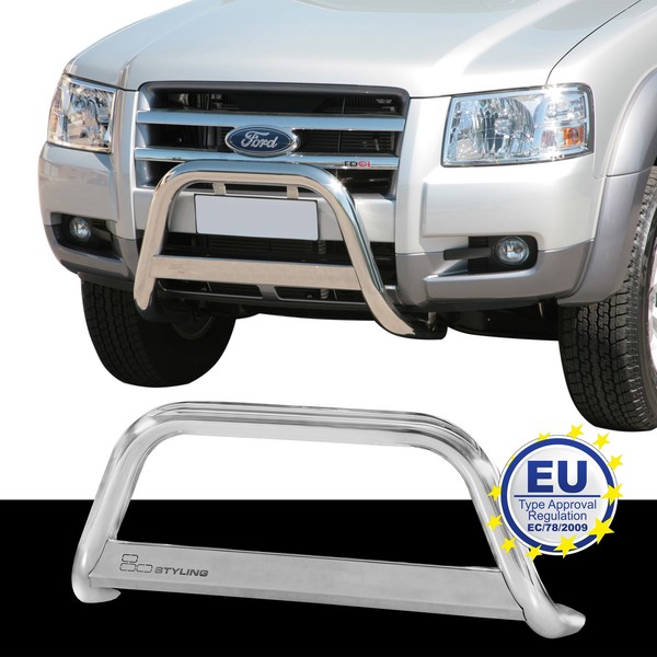 FrontschutzbüGel FrontbüGel Passend FüR Ford Ranger 2007 Bis 2009 Chrome-image
