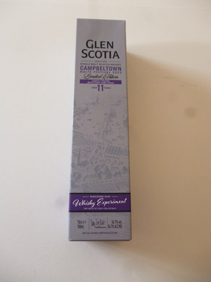 Glen Scotia Scotch Whisky Collectable Empty Bottle & Carton - Campbeltown 2023