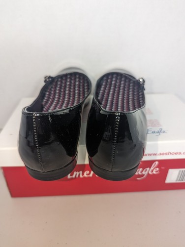 American Eagle Emily schwarze Damen-Lackballerinas Größe 11 M - Bild 6 von 9