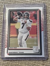2025 Donruss 97/199 Silver Press Proof CJ Stroud Houston Texans #237 Texans
