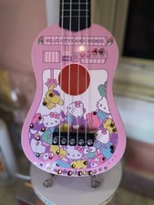 Hello Kitty, Ukulele With RHINESTONE ACCENTS Free HK Gift  
