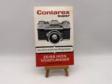 Zeiss Ikon Contarex Super From The Golden Program Manual German