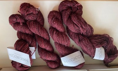 DANDELION by MADELINETOSH - 4 SK - RED PHOENIX - 1300 y ffing - swsh mer/linen