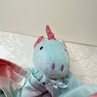 Scentsy Buddy Unicorn Plush Lovey Security Blanket Blue Pink Purple White — photo 5
