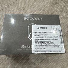 ecobee SmartSensor for Doors and Windows - Pack of 2 EB-DWSHM2PK-01 Brand New