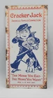 Vintage Cracker Jack Porcelain Enameled Metal Sign