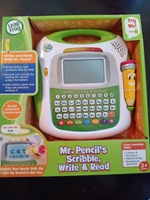 NEW Leapfrog Mr Pencil'S Scribble Write and Read LETTERS NUMBERS SPELLING Green