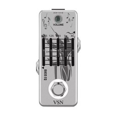 Bass EQ Pedal Graphic Equalizer Effect Pedal Provides ±18dB for Each Band Bass