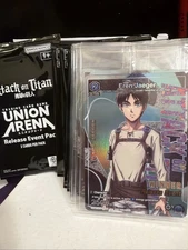 Union Arena Battle Attack On Titan 8 Release Event Packs 8 Promos & 1 Winner 🔥