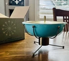 ⭐️ RARE Pyrex HTF “UFO” Casserole Dish and Warmer - Excellent Vintage Condition