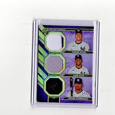 Aaron Judge, Juan Soto, J Dom - 2024 Topps Triple Threads Relic Combos 1/27 🔥📈