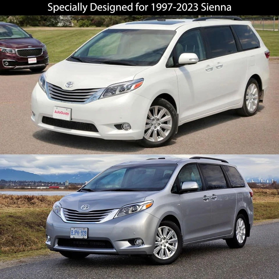 Cubierta de coche impermeable reemplazo para Toyota Sienna 2003-2025 minivan, 190T todo clima Foto 4 de 4