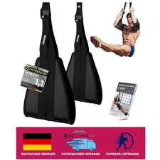 Bauchmuskelschlaufen Premium Armschlaufen Edelstahl Haken Gepolstert