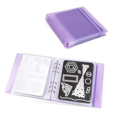 12 Pcs Magnetic Sheets for Dies Storage with 1 Pocket Folder, Storage Stamp