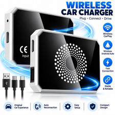 Wireless CarPlay Adapter for Apple iPhone  Android Auto USB Adapter Plug  Play