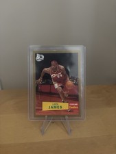 LEBRON JAMES Gold #'d/2007 ... 2007-08 Topps #23 1957-58 Variation