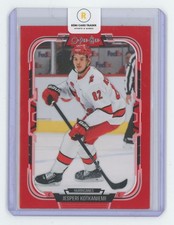 2025-26 O-Pee-Chee Red Border Blank Back 1/1 Jesperi Kotkaniemi 1/1 Carolina