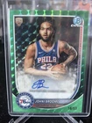2025 26 Bowman Johni Broome Auto Green Geometric /99 76ers