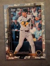 2025 Topps Series 1 - Christian Yelich Brewers #49 Spring Training Parallel SP