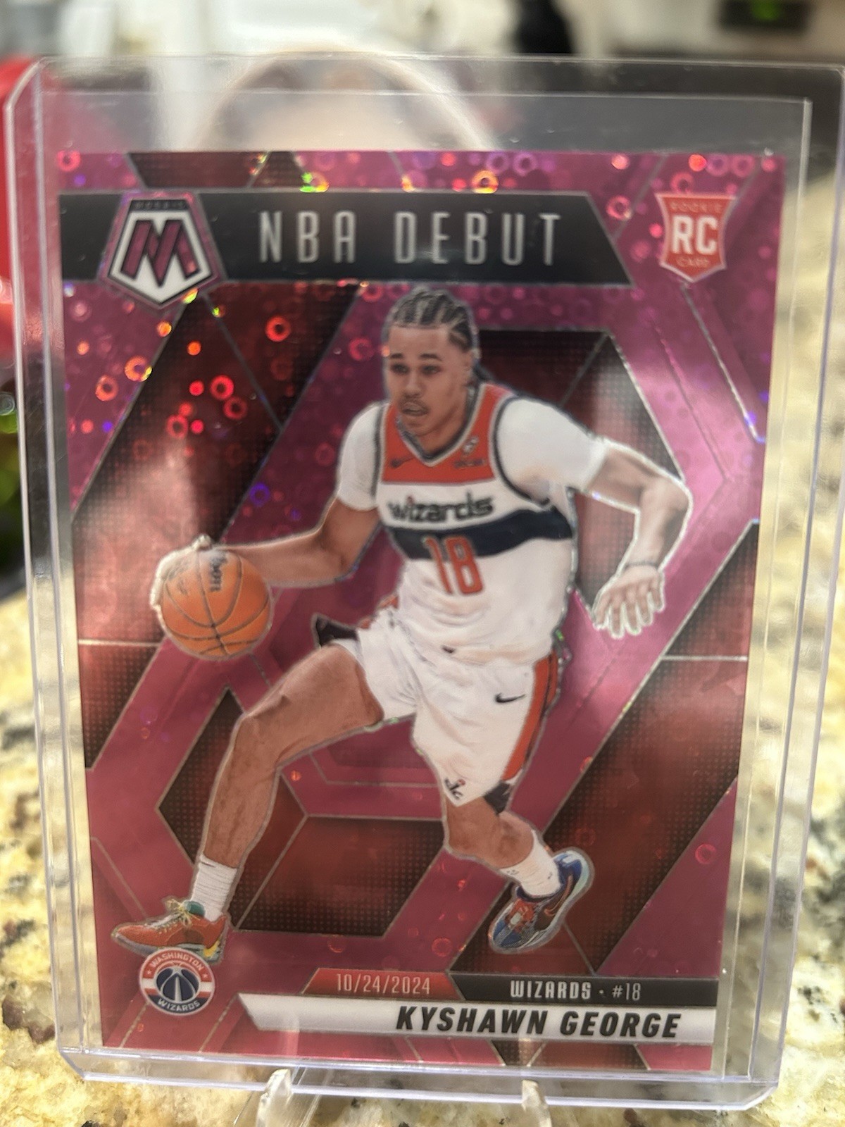 2024-25 Panini Mosaic NBA Debut Kyshawn George Alpha 1/20