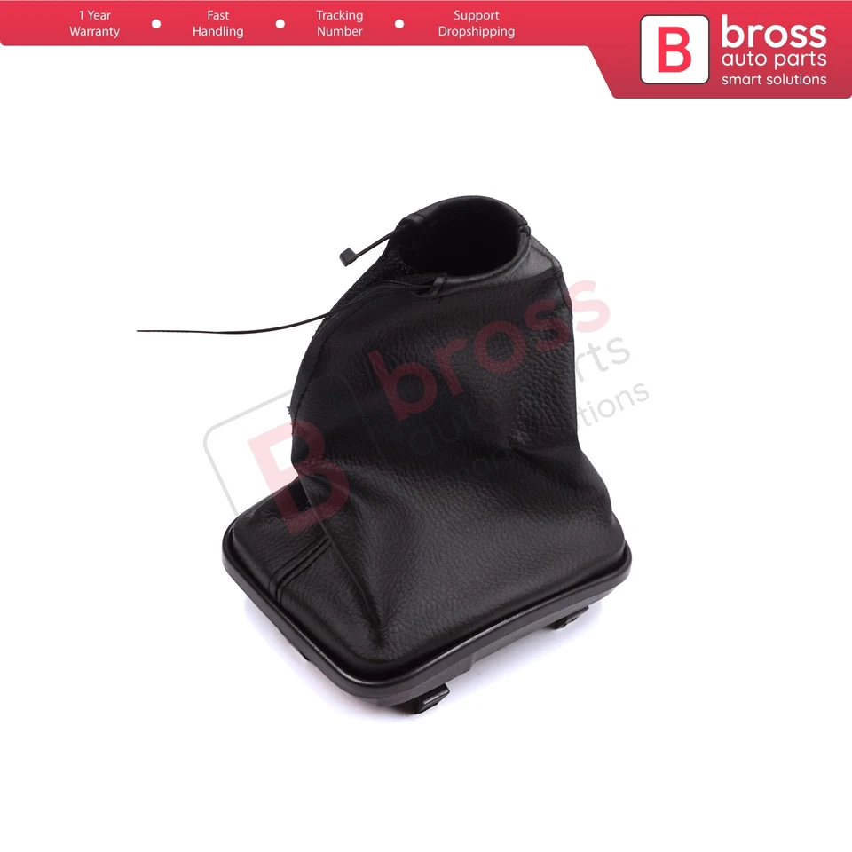 Bross BSP897 Gear Shift Stick Black Boot Gaiter 735417451 for Fiat Linea Punto - Imagen 2 de 4