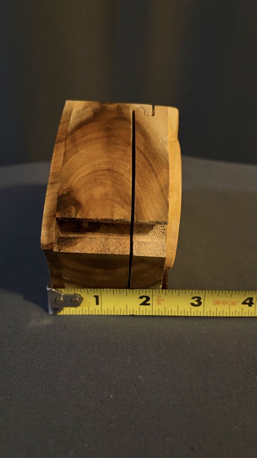 Clever Dan's Wooden Cat Trinket Puzzle Box Carved Engraved 7