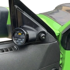 Single gauge pod mount for 2010-2014 Mustang mirror trim 52mm snap in