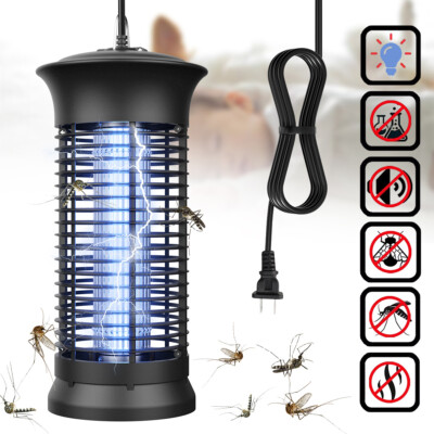Electric Mosquito Insect Fly Bug Zapper Killer LED Light Trap Pest Control Lamp