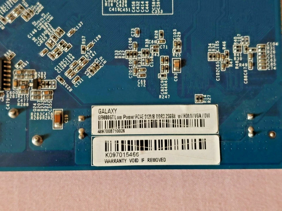 GALAXY GeForce 9600GT Low Power 512MB/256-bit GDDR3 PCI Express x16 Video Card - Image 4 of 4