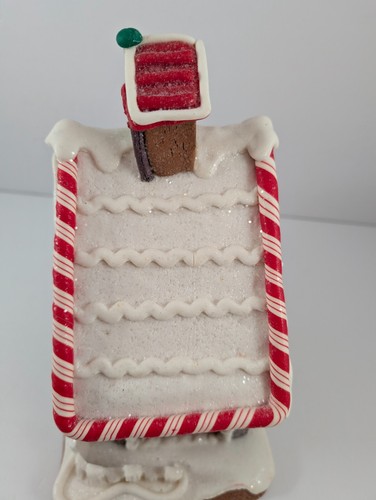 Valerie Parr Hill Illuminated Christmas Gingerbread House 10" T - Picture 9 of 14