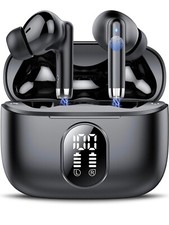 Cuffie Auricolari Bluetooth 5.3 con 4 Mic, Wireless In Ear HiFi Stereo, Cuffiett