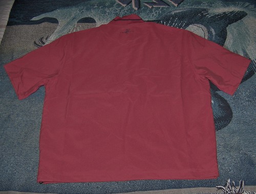 NEW ASHWORTH 1/4 Zip Pullover Sweater Jacket Shirt NEWPORT COUNTRY CLUB Sz L Red - Picture 7 of 8