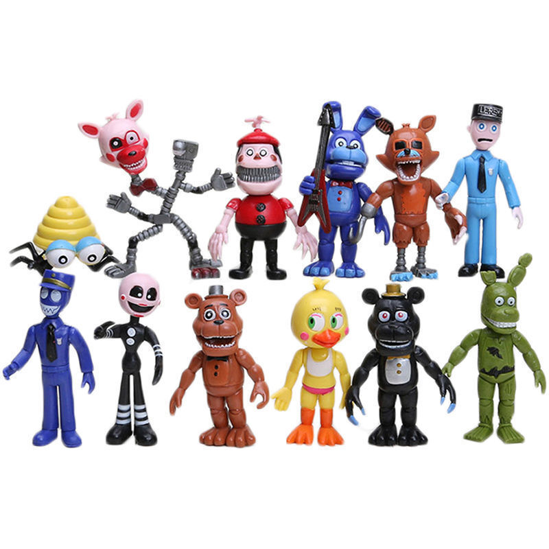 12/1pcs Cute Five Nights at Freddy's FNAF Action Figures Doll Games Toys  (S499)