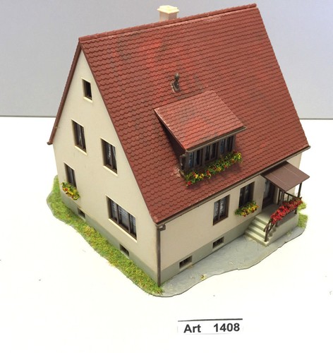 Kibri B-8180 H0 casa unifamiliare, casa pronta incollata e rifinita, 1:87, RARA - Foto 2 di 8