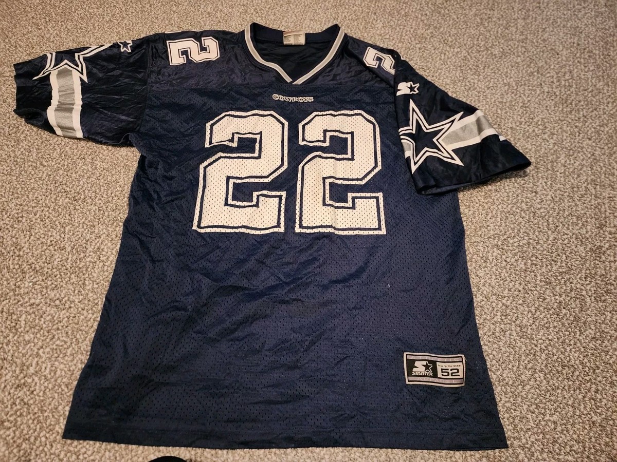 Vintage Emmitt Smith Dallas Cowboys Starter Jersey Size 52