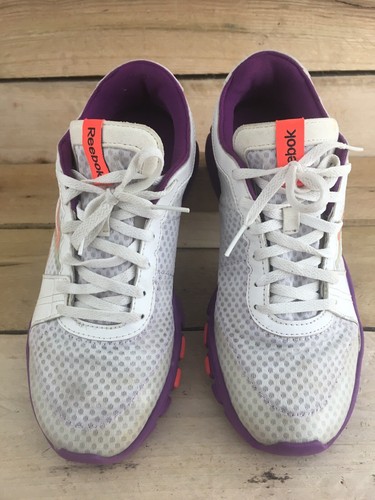 Reebok Damen weiß lila orange Your Flex Trainette Cross Trainingsschuhe Gr. 7,5 - Bild 6 von 11
