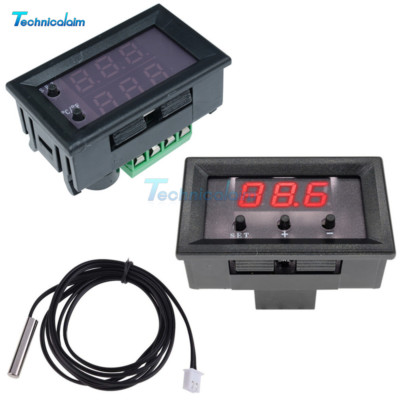 50-110°C W1209WK W1209 12V Digital Thermostat Temperature Controller Sensor+Case