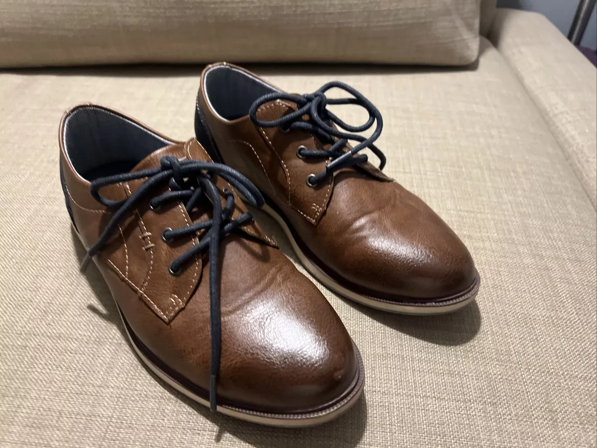 Boys cognac hotsell dress shoes