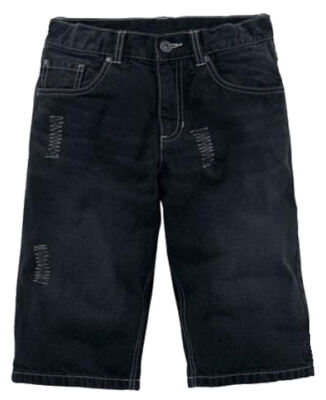 Arizona Jungen Jeans Bermuda Hose kurz Shorts black denim