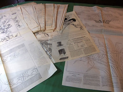 Circa 1930 Gesamt- 56 Große Planches De Modelle Kunst Deko