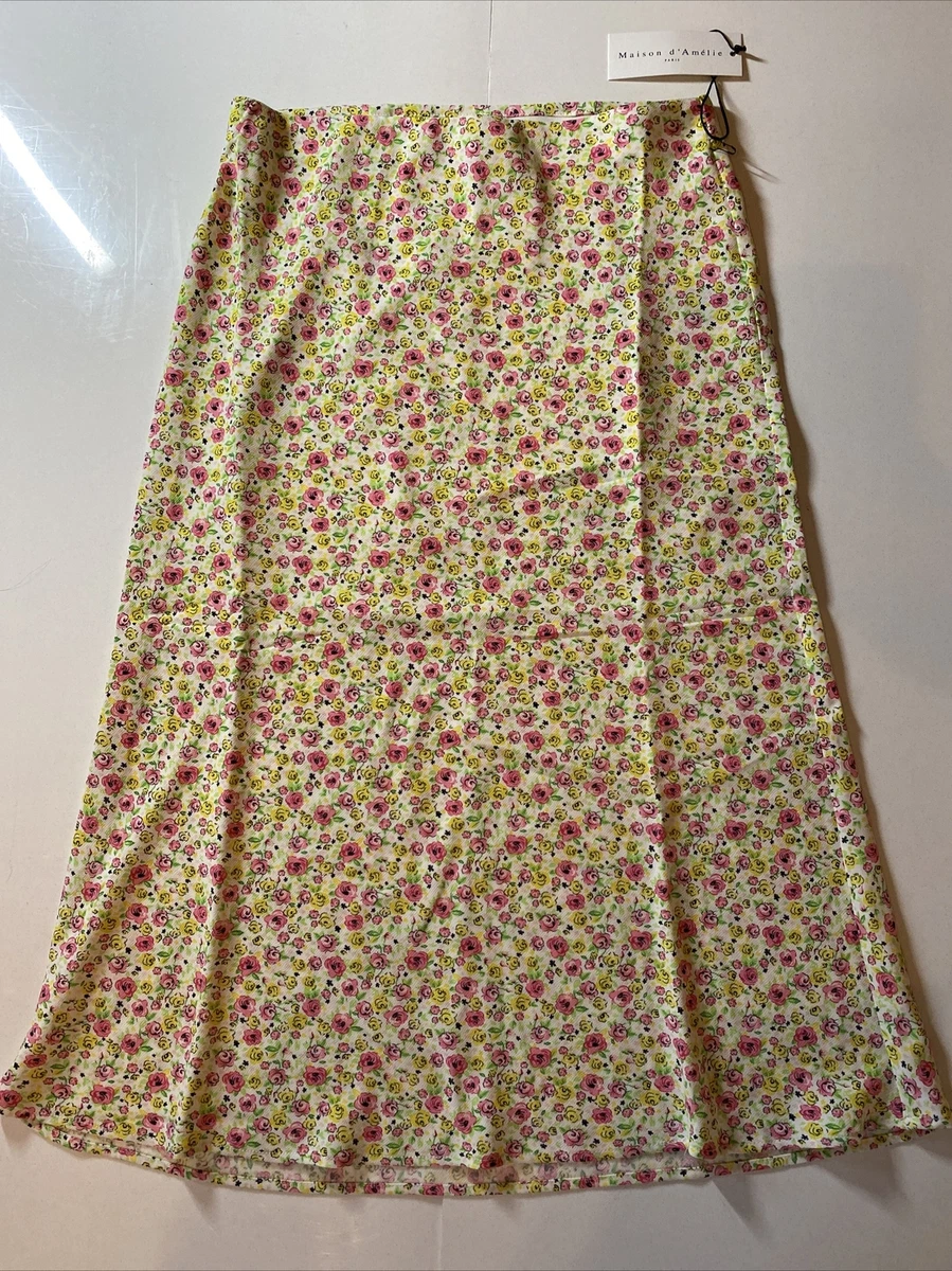 Maison d'Amelie Paris Womens Sz 6 Yell/Pink/Green/White