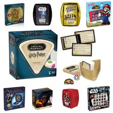 Trivial Pursuit Top Trumps Quiz and Match Card Games - Harry Potter Disney WWE