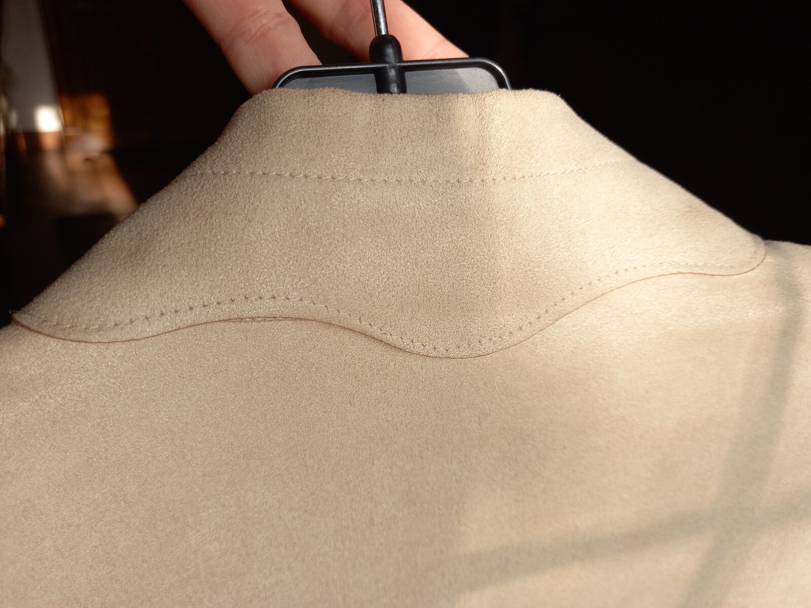 97% POLYESTER VISCOSE LIGHT BEIGE LIGHTWEIGHT JAC… - image 23