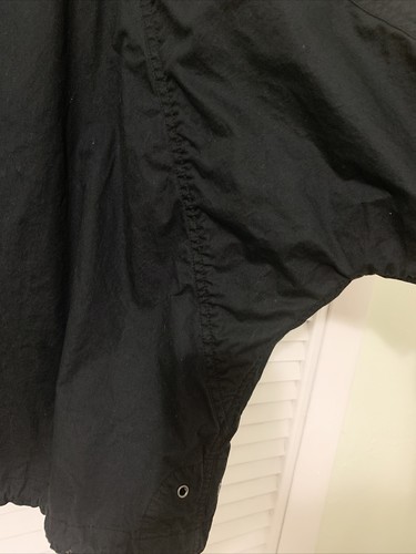KUT FROM THE KLOTH Women's Size M Front Button Cotton Jacket Short Sleeve Black - Picture 9 of 12