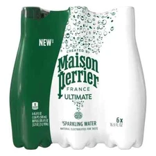 (6 Pack) Maison Perrier Forever Lime Flavored Sparkling Water, 16.9 Fl Oz
