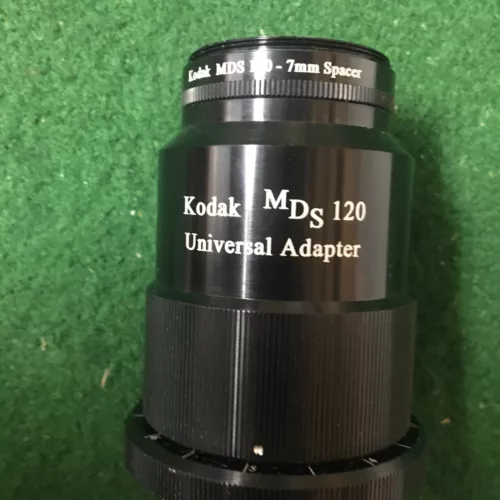 UNIVERSAL C-MOUNT MICROSCOPE ADAPTER, MDS 120, KODAK, 7MM SPACER