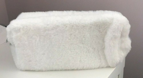 fluffy make up bag