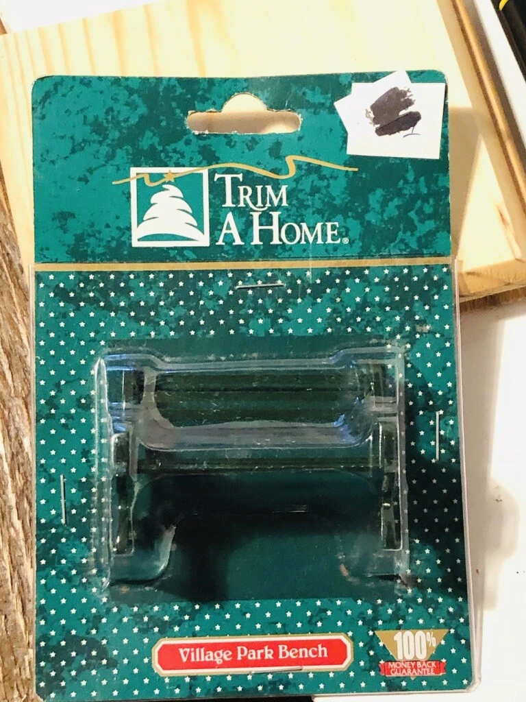 Vintage NOS Trim a Home Old Style Village Park Bench Kmart